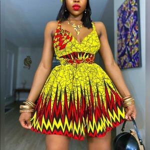 African kanta dress
